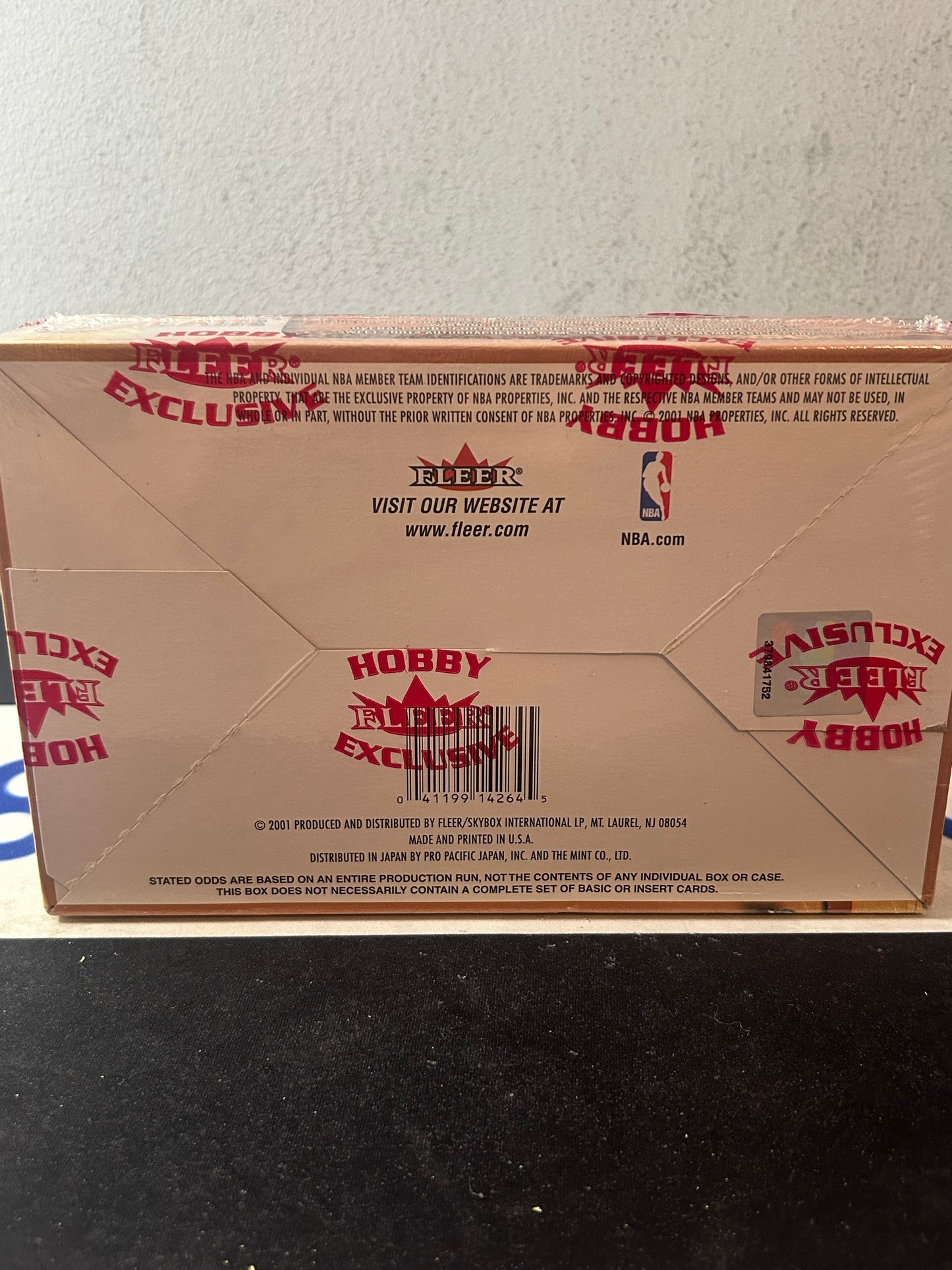 2001/02 Flair NBA hobby box Personal Break (Ripped or Shipped Sealed)