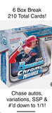 2024 Bowman Chrome MEGABOX Baseball 6 Box Break #1