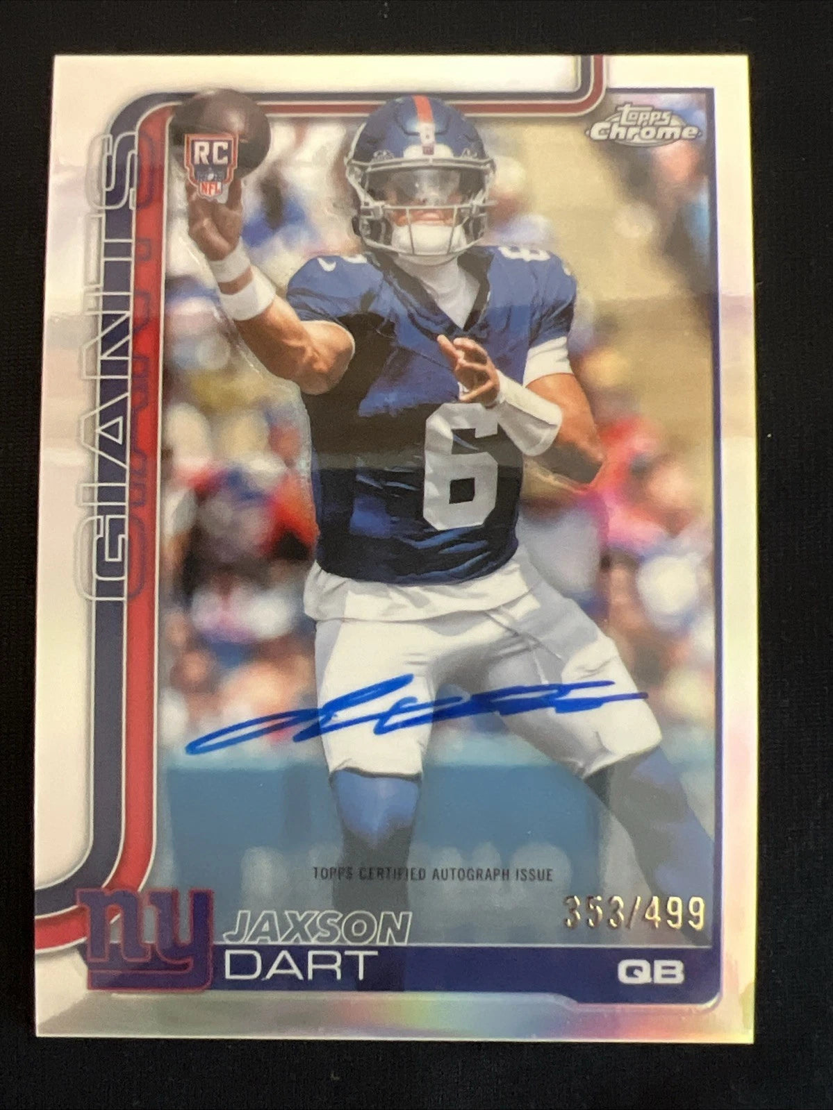 2025 Topps Chrome NFL Personal Mega Box Break