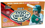 2021 TOPPS PRO DEBUT HOBBY BOX PERSONAL BREAK